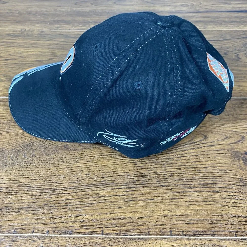 Tony Stewart #20 Home Depot Joe Gibbs Racing NASCAR Hat Black Orange OS